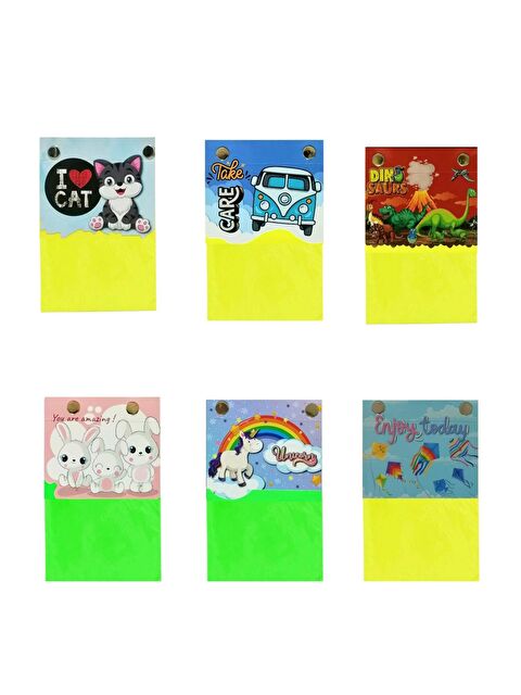 Notyaz A6 Bloknot 80 Yapışkan Yaprak Desenli - S000426134-23173