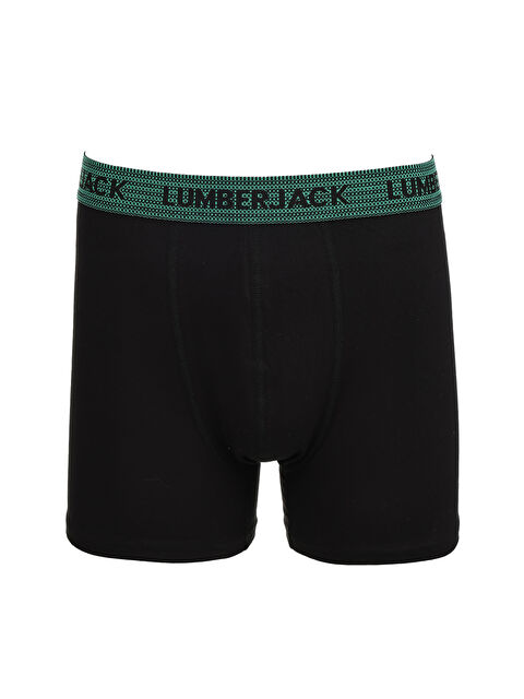 Lumberjack MB DUZ 3'lü Siyah Erkek Boxer - S000511413-19351