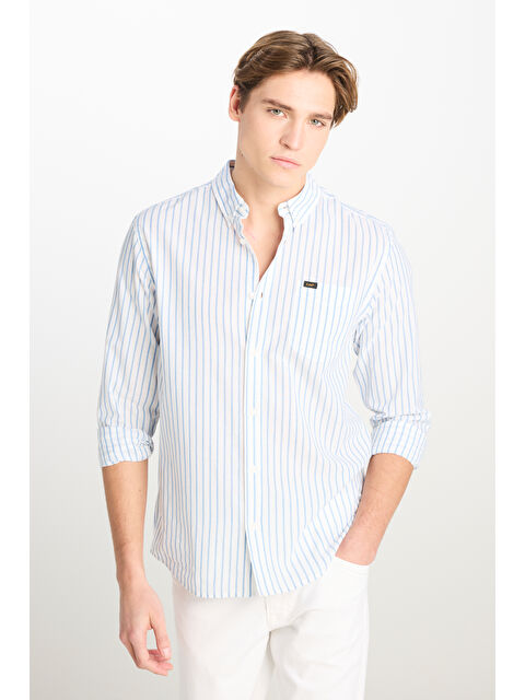 Lee Regular Fit Normal Kesim %100 Pamuk Beyaz Gömlek - S000530586-20063