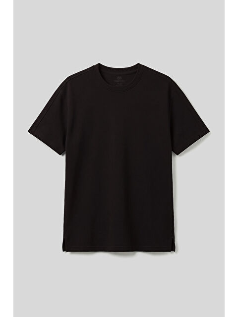 Tommylife Kahverengi Rahat Form Esnek Nefes Alabilir Erkek T-Shirt - 88495