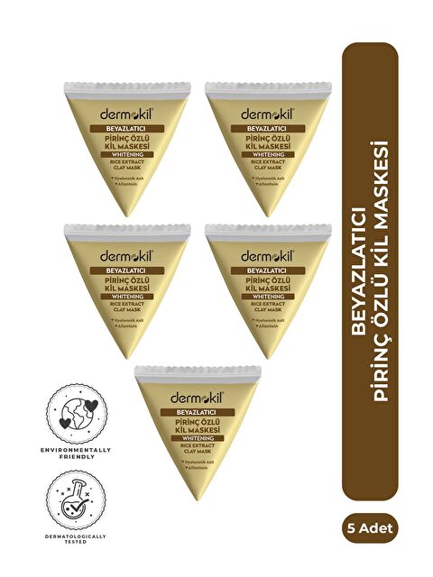 Dermokil Pirinç Özü Beyazlatıcı Kil Maskesi 9 ml x 5 Adet - S000505255-37646