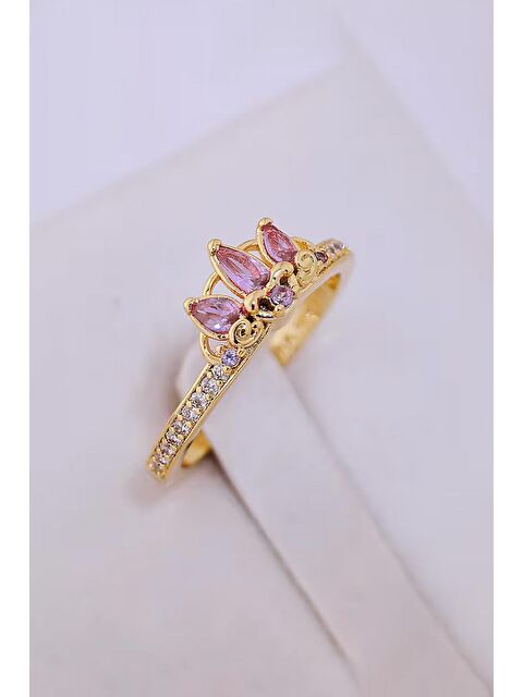 New Obsessions Prenses Zarif Taşlı Yüzük - S000497721-18686