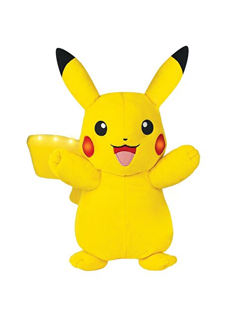 Pokemon Pikachu Sesli ve Işıklı Pelüş Figür PKW4185 - S000493704-10231