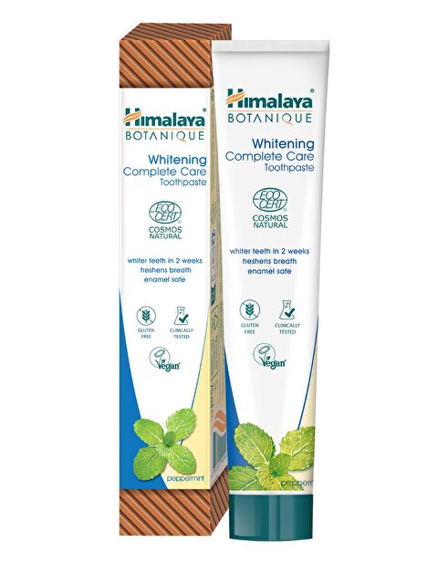 Himalaya Since 1930 Beyazlatıcı Komple Bakım Diş Macunu 75ml | Ecocert Cosmos Sertifikalı | Organik Aktif, Nane Aromalı - S000494250-10231