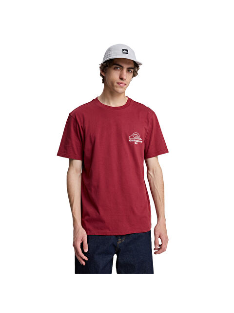 Quiksilver Bliss Point Erkek Bordo Tişört