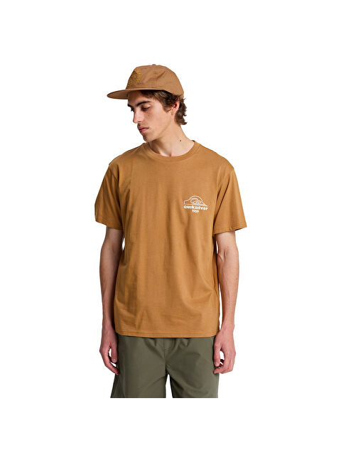 Quiksilver Bliss Point Erkek Kahverengi Tişört