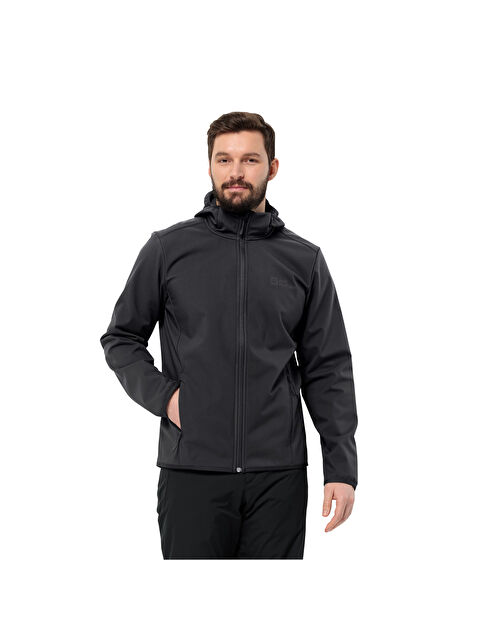 Jack Wolfskin Bornberg Hoody Erkek Siyah Softshell - S000440472-19351