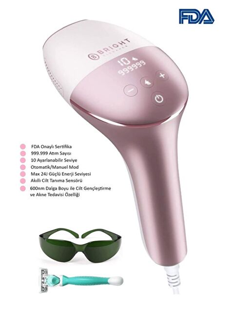 Bright Elegance BE-9020 IPL Lazer Epilasyon 999.999 Atım Manuel/Otomatik Mod Cilt Sensörlü 10 Kademe - S000315864-20024