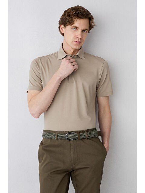 Kiğılı Regular Fit Pamuk Düğmeli Polo Yaka Tişört