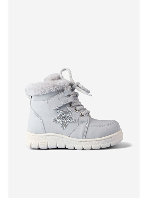 Vicco Punto Kürklü Kız Okul Öncesi Gri Bot - S000486141-20600