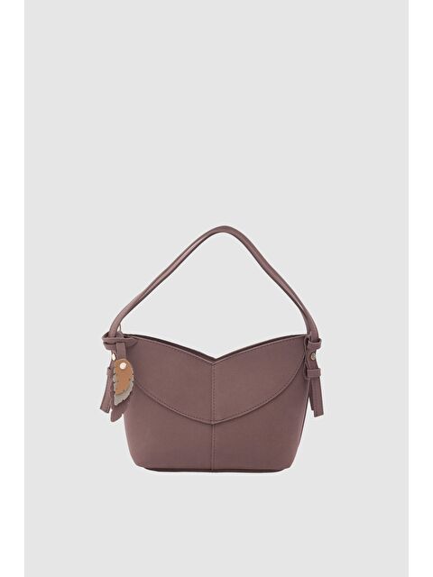 Shulebags Low Asimetrik Süet Çapraz Çanta Kahve - S000497726-19413