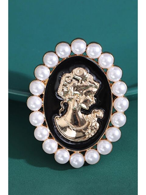 New Obsessions Klasik Fransız Tarzı Yaka İğnesi Broş - S000486957-19351