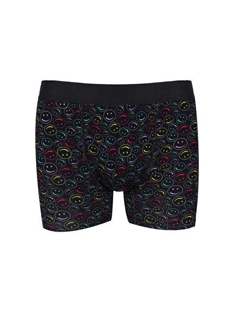 Koza İç Giyim Erkek Tekli Desenli Pamuklu Boxer - S000325585-37446