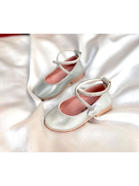 GÖRKEM BEBE AYAKKABI VE TEKSTİL Cırtlı Kız Çocuk Babet Ayakkabı - S000498090-5266