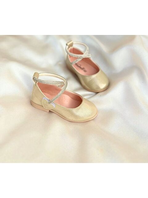 GÖRKEM BEBE AYAKKABI VE TEKSTİL Cırtlı Kız Çocuk Babet Ayakkabı - S000498090-20076