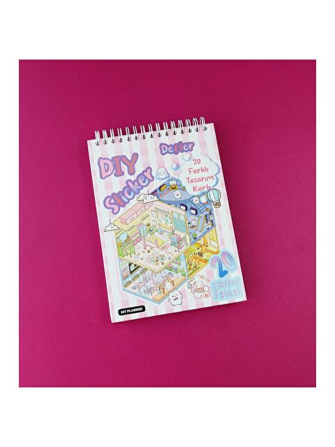 Bam Hediyelik Eşya DIY Kendin Yap 5D Sahne Sticker Defteri - (20 Sahne + 20 Sticker)