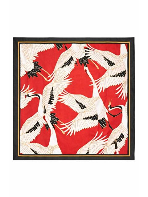 New Obsessions Bohemia Serisi 70X70 Saten Fular - S000497960-20045