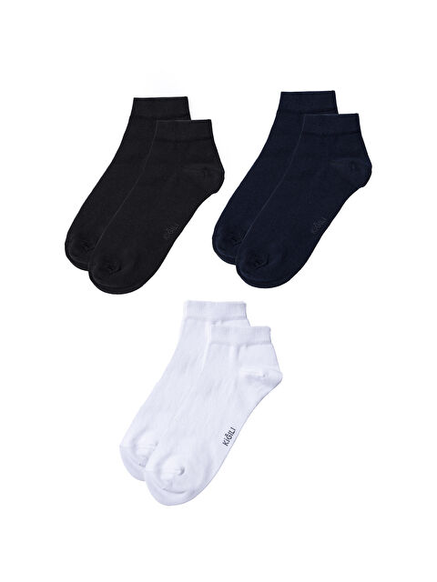 Kiğılı 3'lü Pamuklu Esnek Spor Çorap Seti