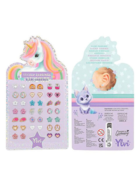 Top Model Ylvi Yapışkanlı Küpeler 413052