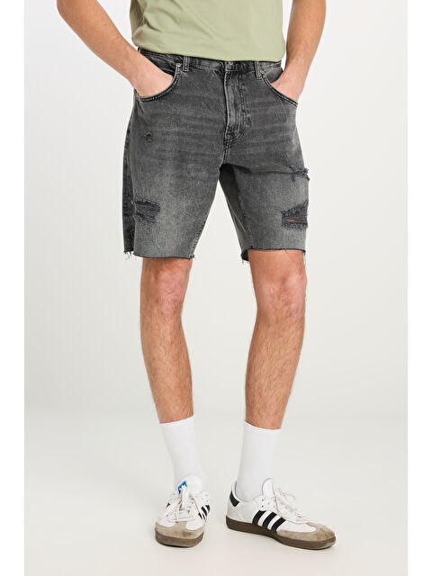 Lee Regular Fit %100 Pamuk Normal Bel Jean Şort - S000530591-25636