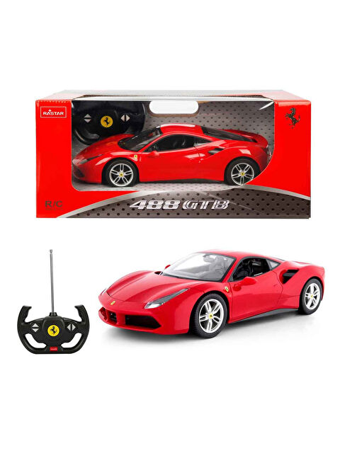 Rastar Ferrari 488 GTB Uzaktan Kumandalı Işıklı Araba Kırmızı S00075600