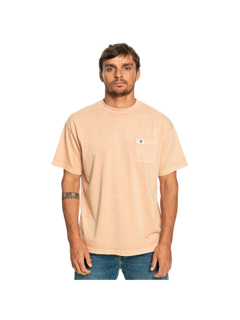 Quiksilver Naturaldye Kttp Erkek Kahverengi Tişört - S000504544-27204