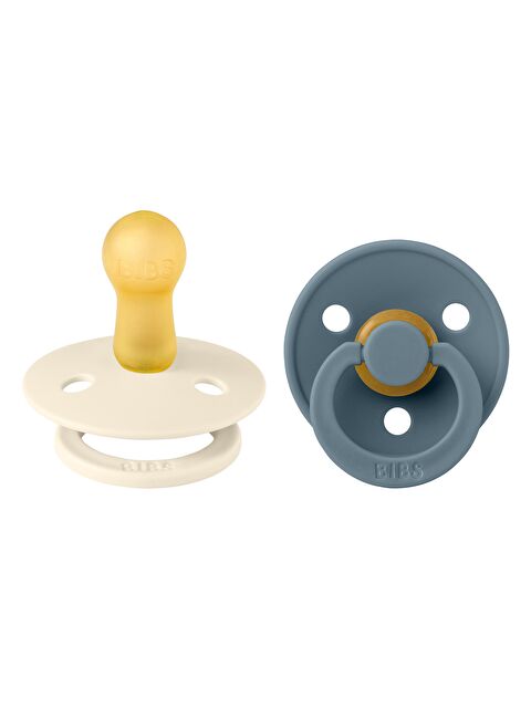 Bibs Colour İkili Kauçuk Emzik-Ivory/Petrol 6-18 Ay - S000491245-23173