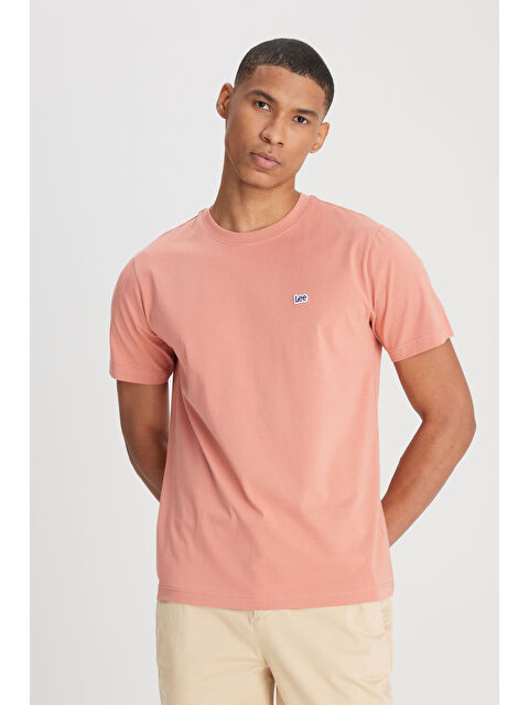 Lee Regular Fit Rahat Kesim Bisiklet Yaka Kısa Kol Logolu Tişört - S000470219-24085