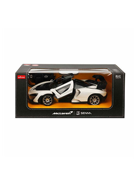 Rastar 1:14 Mclaren Senna Işıklı Uzaktan Kumandalı Araba 32 cm Beyaz S00096600
