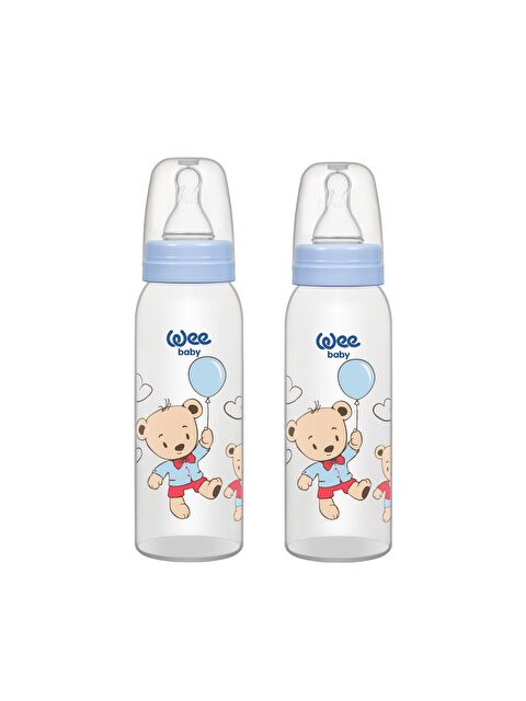 WEE BABY Klasik Pp Biberon 250 ml - Mavi (2'li Set) - S000503065-17234