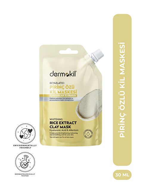 Dermokil Beyazlatıcı Etkili Pirinç Özü Kil Maske 30 ml - S000505271-18