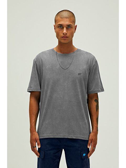 Bad Bear Garment Asfalt Basic Erkek Tişört
