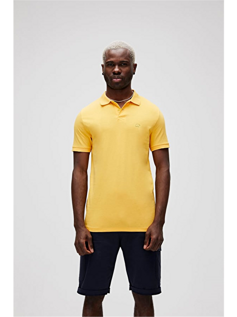 Bad Bear Rixon Sarı Polo Yaka Erkek Tişört
