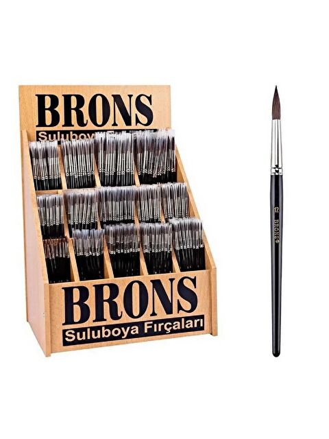 Brons 145 Sulu Boya Fırçası NO:12 - S000440489-19413
