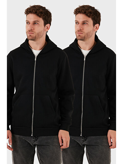 Buratti Regular Fit Kapüşonlu Kışlık 2'li Paket Sweat 5905340S2 - S000450989-22238