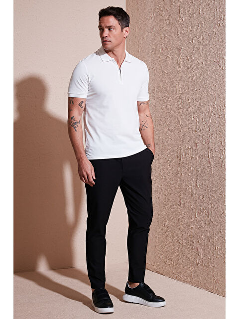 Buratti Streç Regular Fit Normal Bel Düz Paça Jogger Pantolon CF25617953 - S000368799-19351