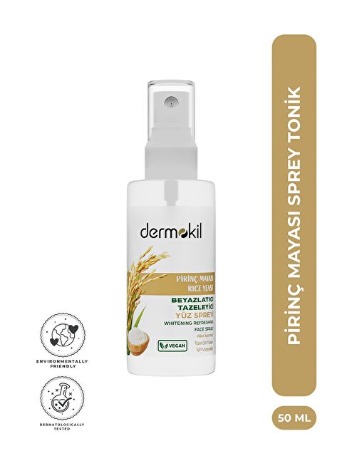 Dermokil Pirinç Mayası Beyazlatıcı Canlandırıcı Yüz Sprey 50 ml - S000505277-26865