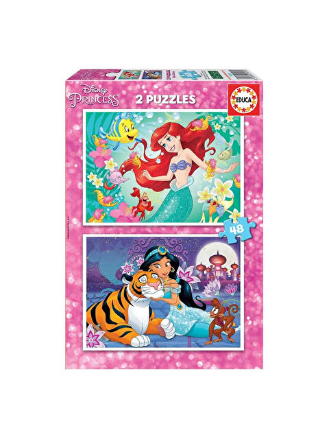 Educa Çocuk Puzzle 2x48 Parça Ariel Jasmin 18213