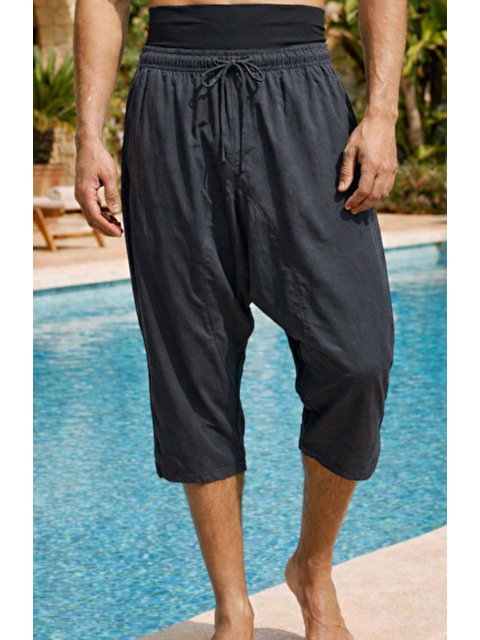 Remsa Mayo Şalvar Erkek Kapri Mayo Deniz Havuz Şortu RKS-012 Antrasit