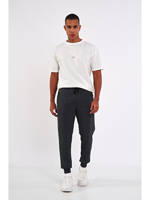Mmetalic Paçası Lastikli Erkek Büyük Beden Jogger Eşofman Altı MTLC044 - S000230754-29666