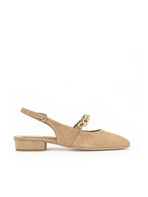 Ziya Ayakkabı Kadın Hakiki Deri Topuklu Ayakkabı 1611030Z26572 Camel