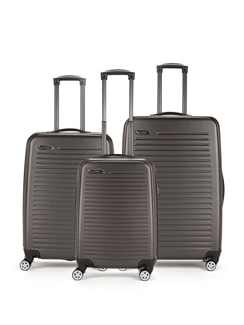 FOSSİL ABS Unisex Kabin Orta Büyük Boy 3'lü Valiz Seti FSL126 - S000511107-33408