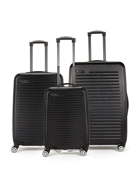 FOSSİL ABS Unisex Kabin Orta Büyük Boy 3'lü Valiz Seti FSL126 - S000511107-19351