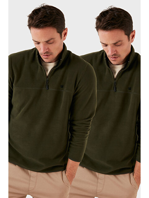 Buratti Slim Fit Anti-Pilling Tüylenme Yapmayan Şardonlu Soğuk Geçirmez 2'li Paket Polar 5906001S2 - S000450990-18547