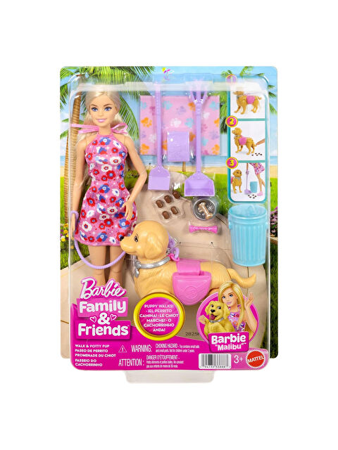 BARBIE Barbie ve Köpekçiğin Yürüyüş Zamanı JJB46