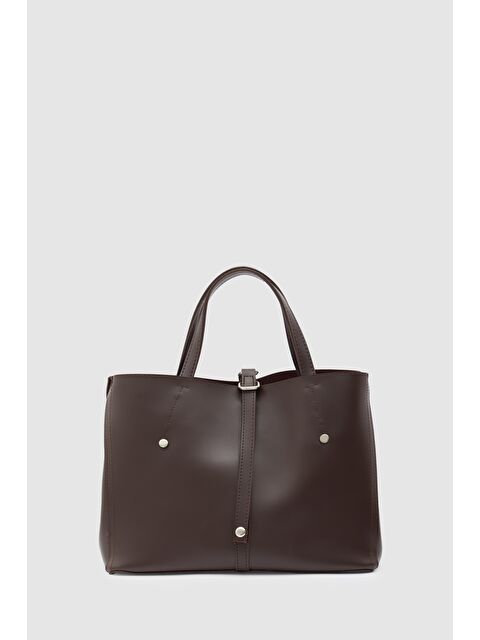 Shulebags Fedi Yavrulu El Ve Omuz Çantası Kahve - S000510688-19413