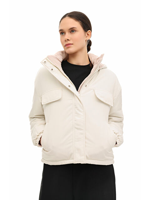 Lumberjack WL 2ELIZA 5PR Ekru Kadın Mont - S000513664-19928