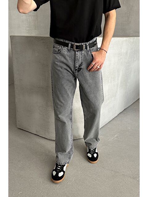 HYMAN Erkek Baggy Jean Pantolon - S000516463-29666