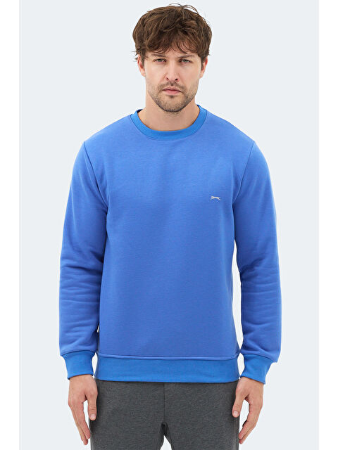 SLAZENGER MEGAR I Erkek Indigo Sweatshırt - S000460017-23093