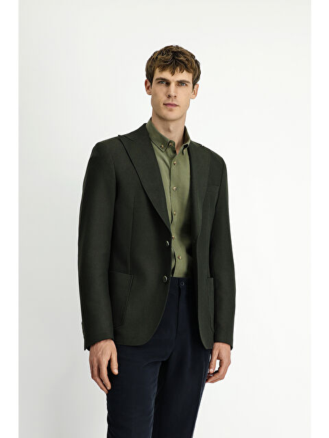 Kiğılı Muscle Fit Elastanlı Spor Ceket - S000426404-19294